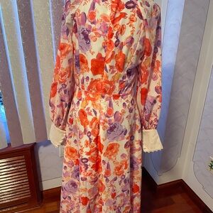 Floral Long Sleeve Dress